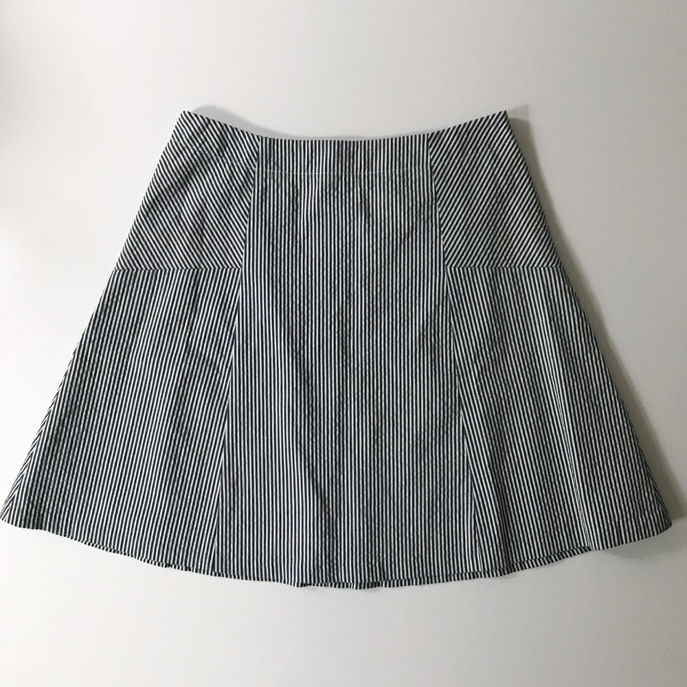 Ann Taylor LOFT Seersucker Short Skirt 4P NWT